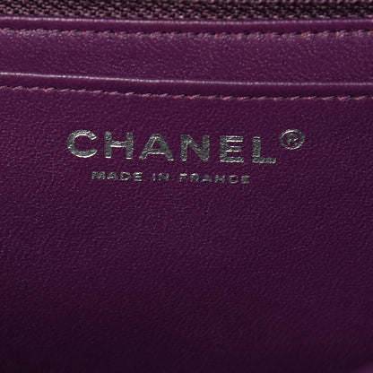 Chanel Lambskin Quilted Jumbo Single Flap Dark Purple 8 of 15