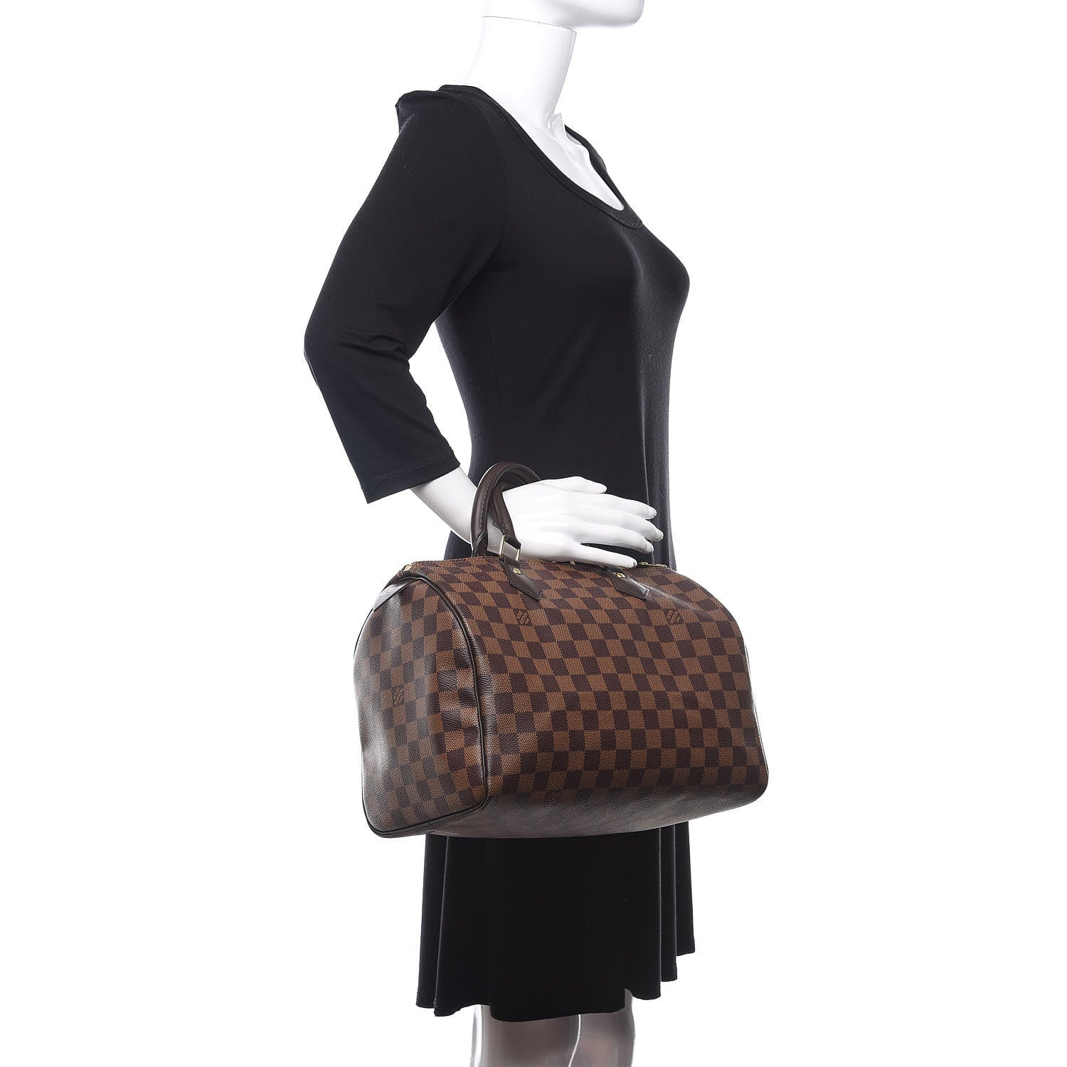 Louis Vuitton Damier Ebene Speedy 30 2 of 10