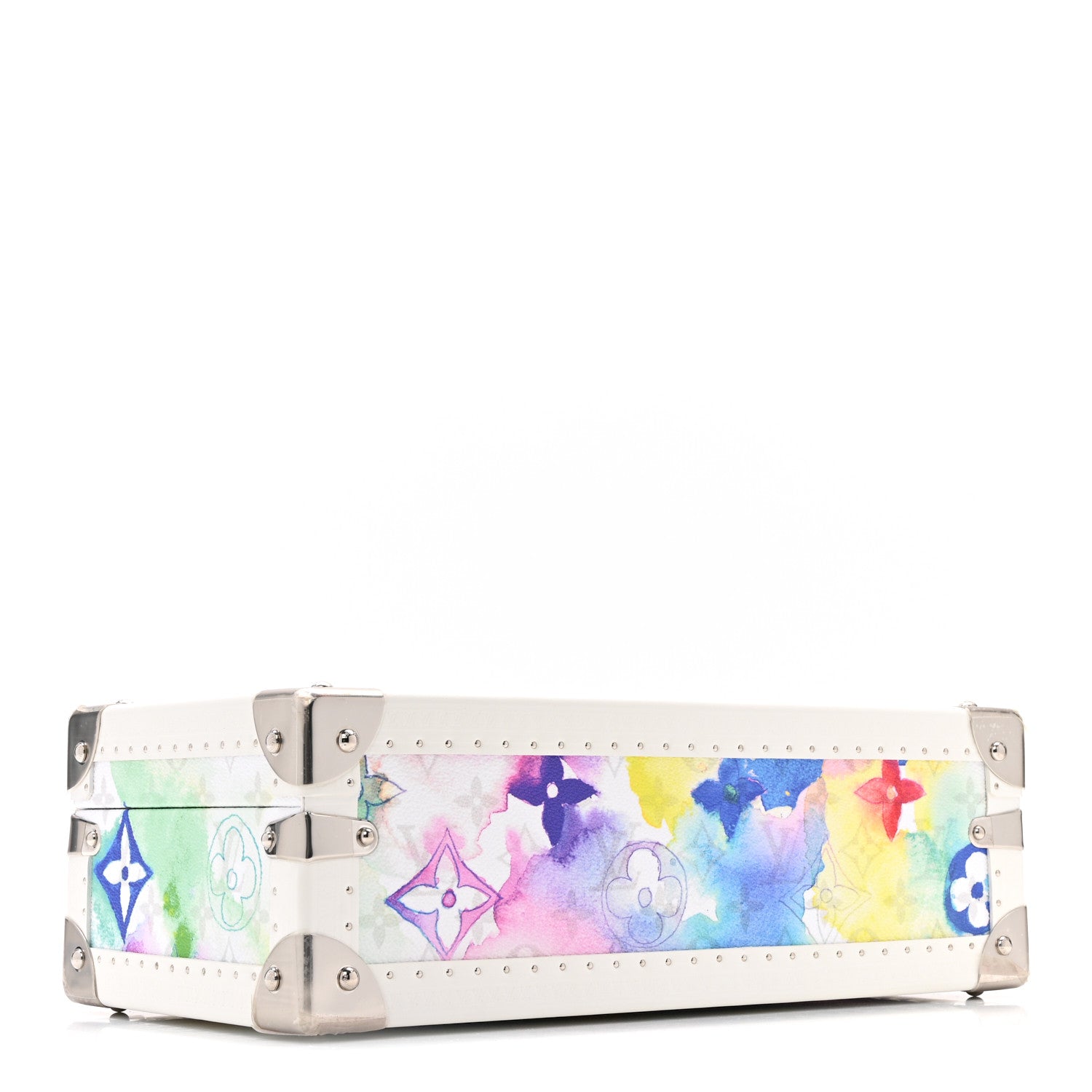 Louis Vuitton Monogram Watercolor Coffret 8 Watch Case Multicolor 3 of 12