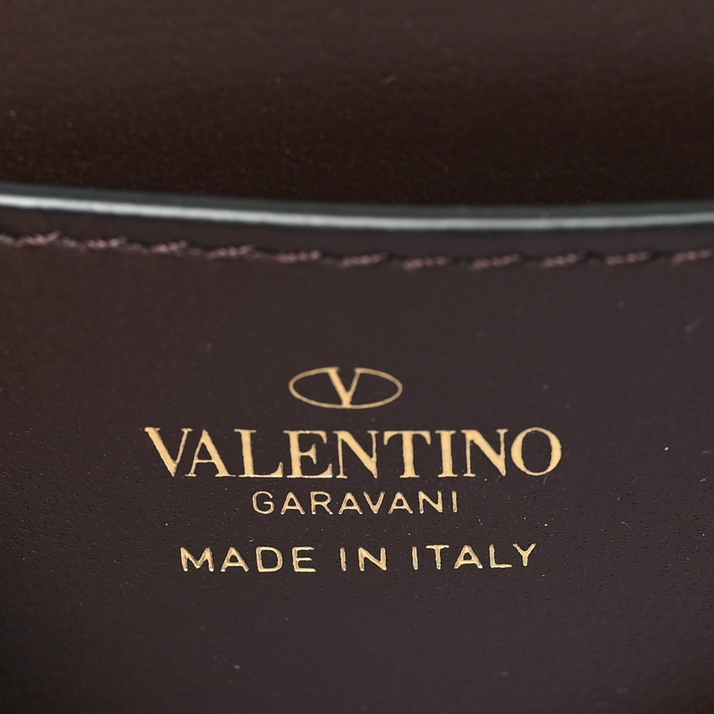 Raffia One Stud Chain Clutch Dark Brown