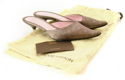 Louis Vuitton Mini Monogram Heels 39 4 of 9
