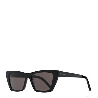 Saint Laurent Acetate Mica Cat Eye Sunglasses SL 276 Black 1 of 8