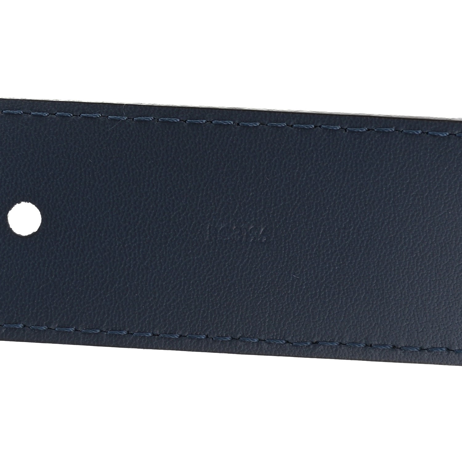 Louis Vuitton Taurillon 35mm Pont Neuf Belt 95 38 Blue 5 of 7