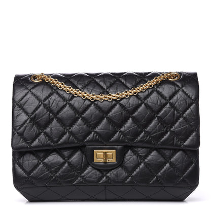 Chanel Aged Calfskin Quilted 2.55 Reissue 226 Flap Black 1 of 11