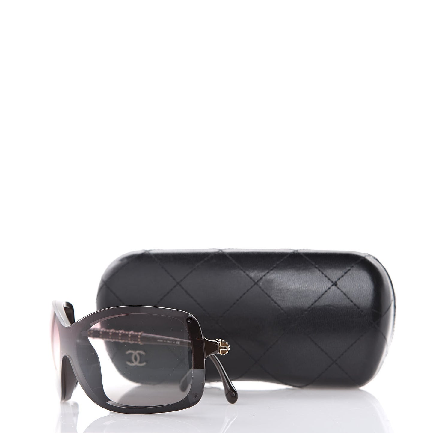 Studded Square Sunglasses 6036 Brown