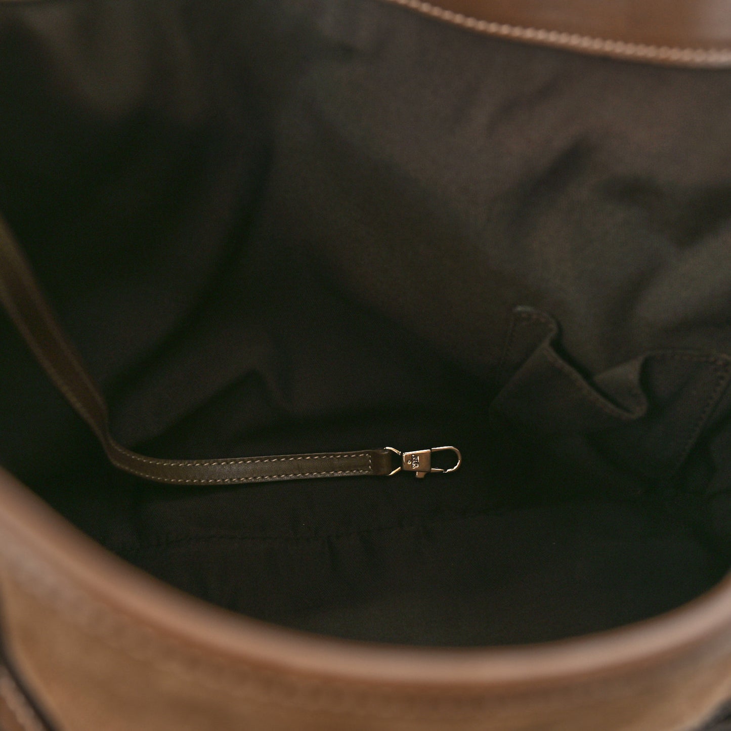 Suede Calfskin Large Horsebit 85th Anniversary Hobo Brown