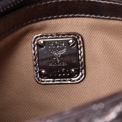 MCM Metallic Calfskin Small Patricia Belt Bag Berlin Silver 7 of 11