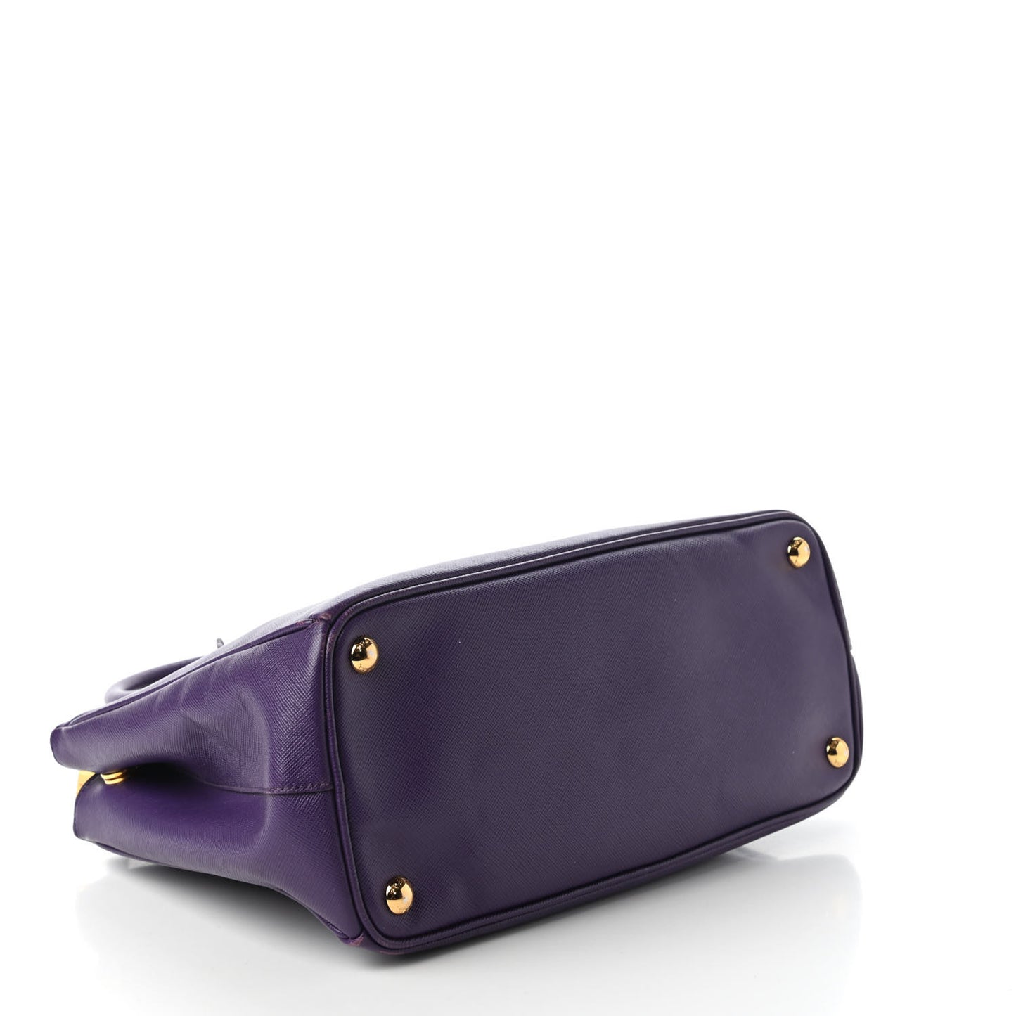 Saffiano Small Galleria Double Zip Tote Viola
