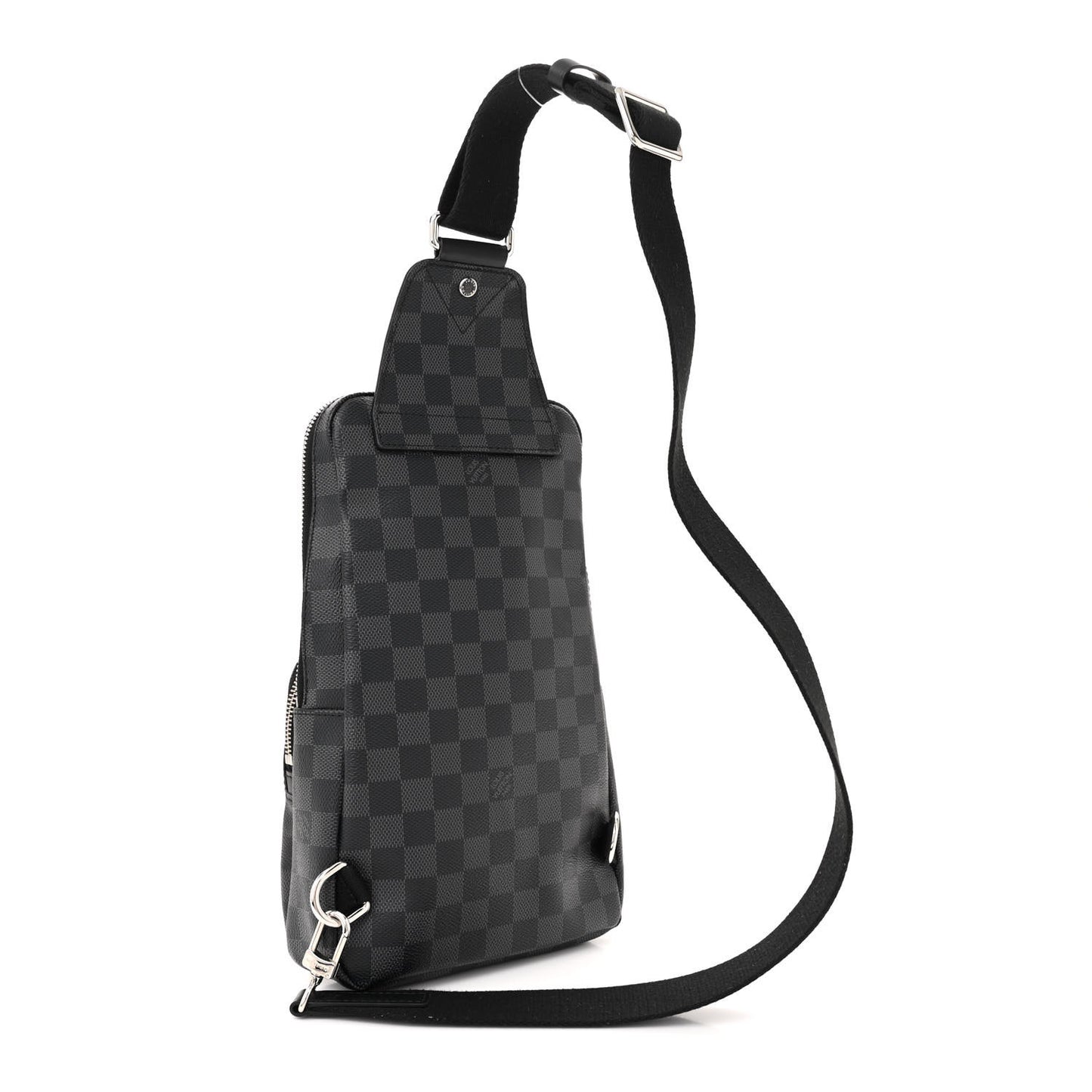 Damier Infini Avenue Sling Bag Onyx Silver