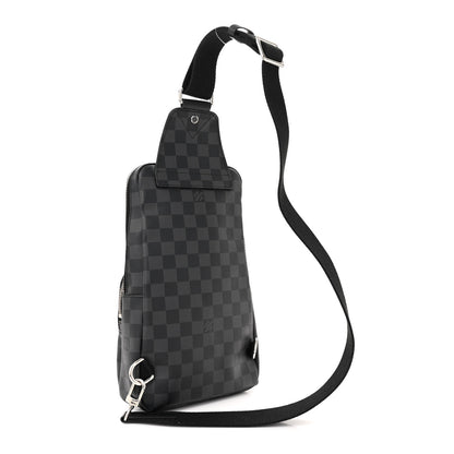 Louis Vuitton Damier Infini Avenue Sling Bag Onyx Silver 3 of 10