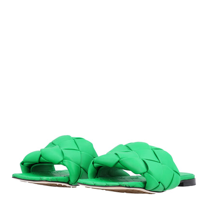 Bottega Veneta Nappa Maxi Intrecciato Lido Flat Sandals 38 Grass 7 of 17