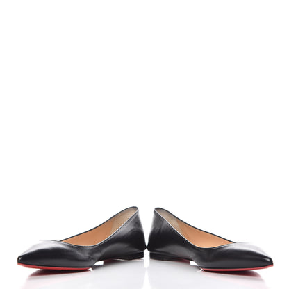 Christian Louboutin Shiny Nappa Ballalla Flats 35.5 Black 5 of 16