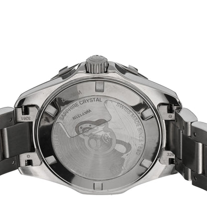 Tag Heuer Stainless Steel Diamond Bezel Blue Mother of Pearl 35mm Aquaracer Lady Quartz Watch WAY131N 4 of 5