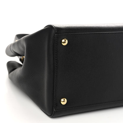 Fendi Vitello Elite Regular 2Jours Tote Black 8 of 9
