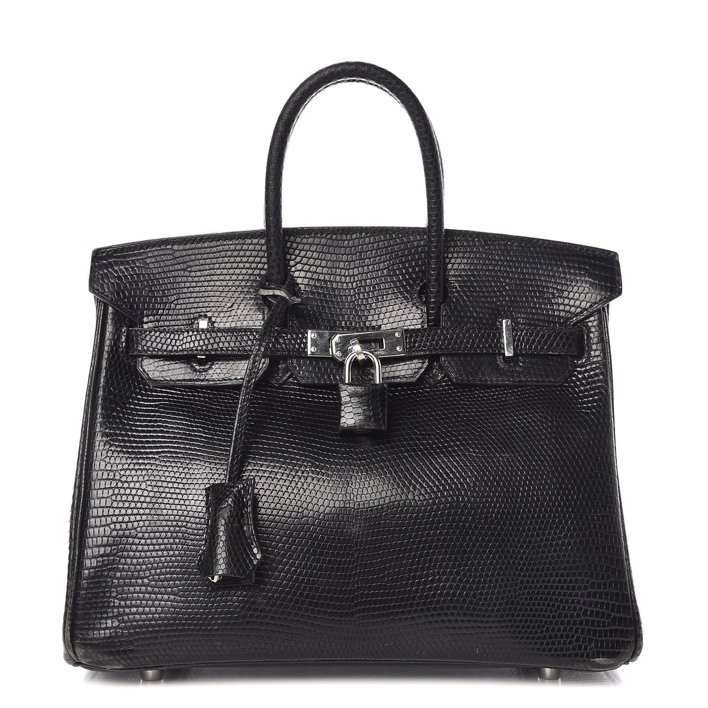 Lizard Birkin 25 Black