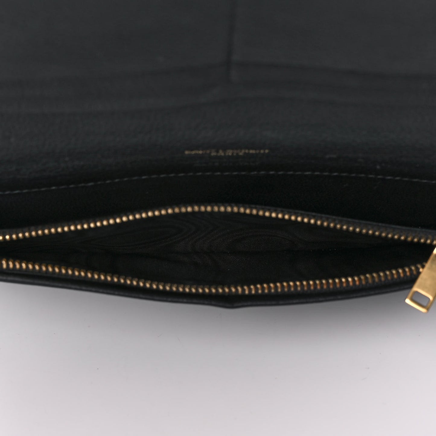 Calfskin Tiny Monogram Cassandre Wallet Black