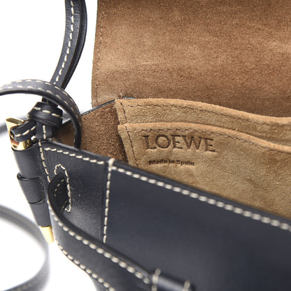 Loewe Grained Calfskin Mini Gate Crossbody Bag Navy 7 of 10