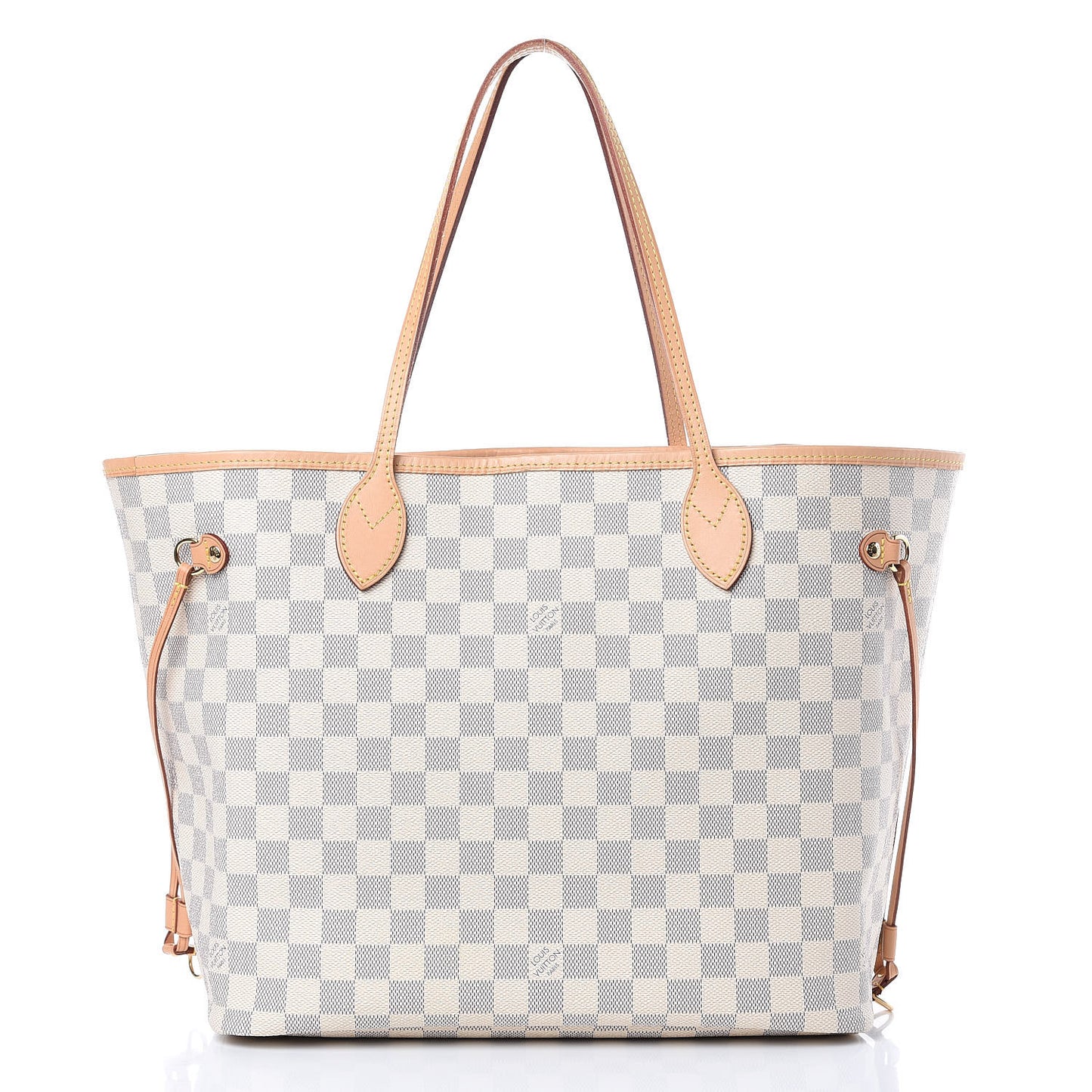 Damier Azur Neo Neverfull MM Rose Ballerine