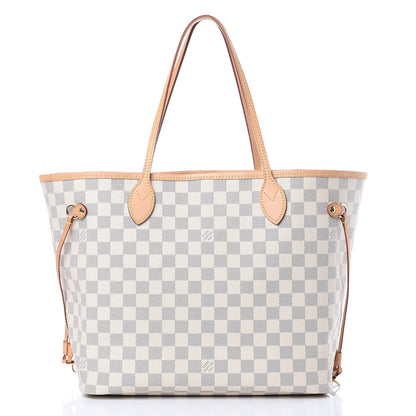 Louis Vuitton Damier Azur Neo Neverfull MM Rose Ballerine 3 of 13