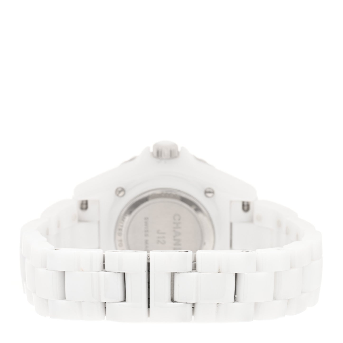 Stainless Steel Ceramic 33mm J12 Phantom Quartz Watch Pink