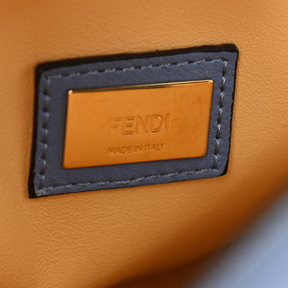 Fendi Vitello Dolce Century Petite 2Jours Tote Blue 5 of 9