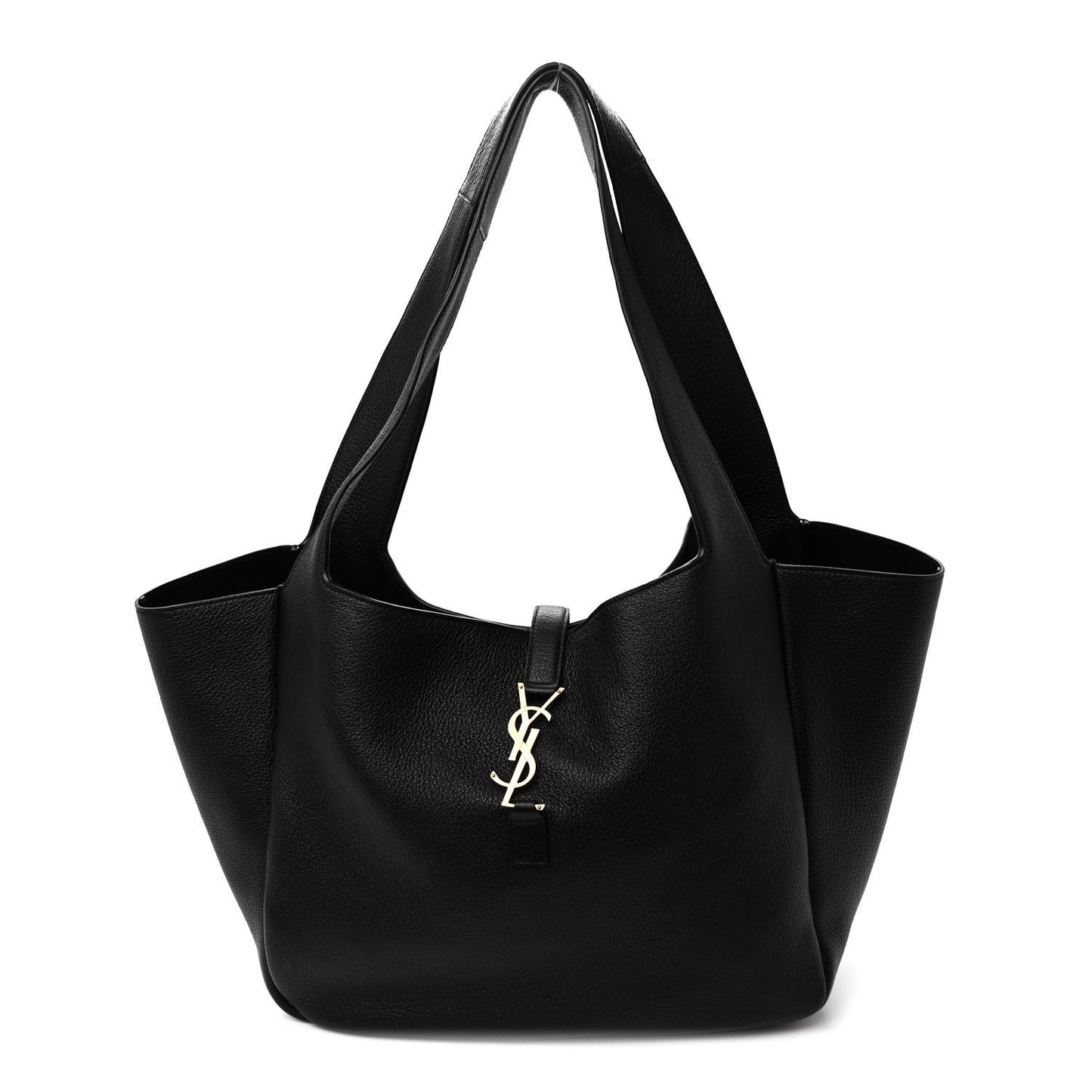 Grained Deerskin Bea Tote Black