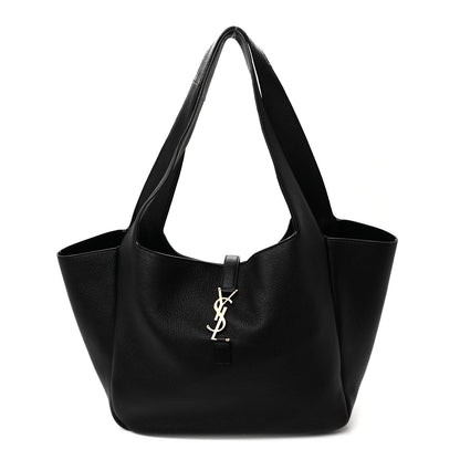Saint Laurent Grained Deerskin Bea Tote Black 1 of 10