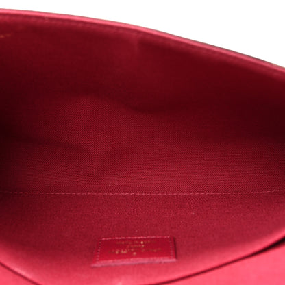 Louis Vuitton Monogram Pochette Felicie Chain Wallet Fuchsia 6 of 19