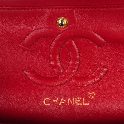 Chanel Lambskin Quilted Small Double Flap Red 6 of 8
