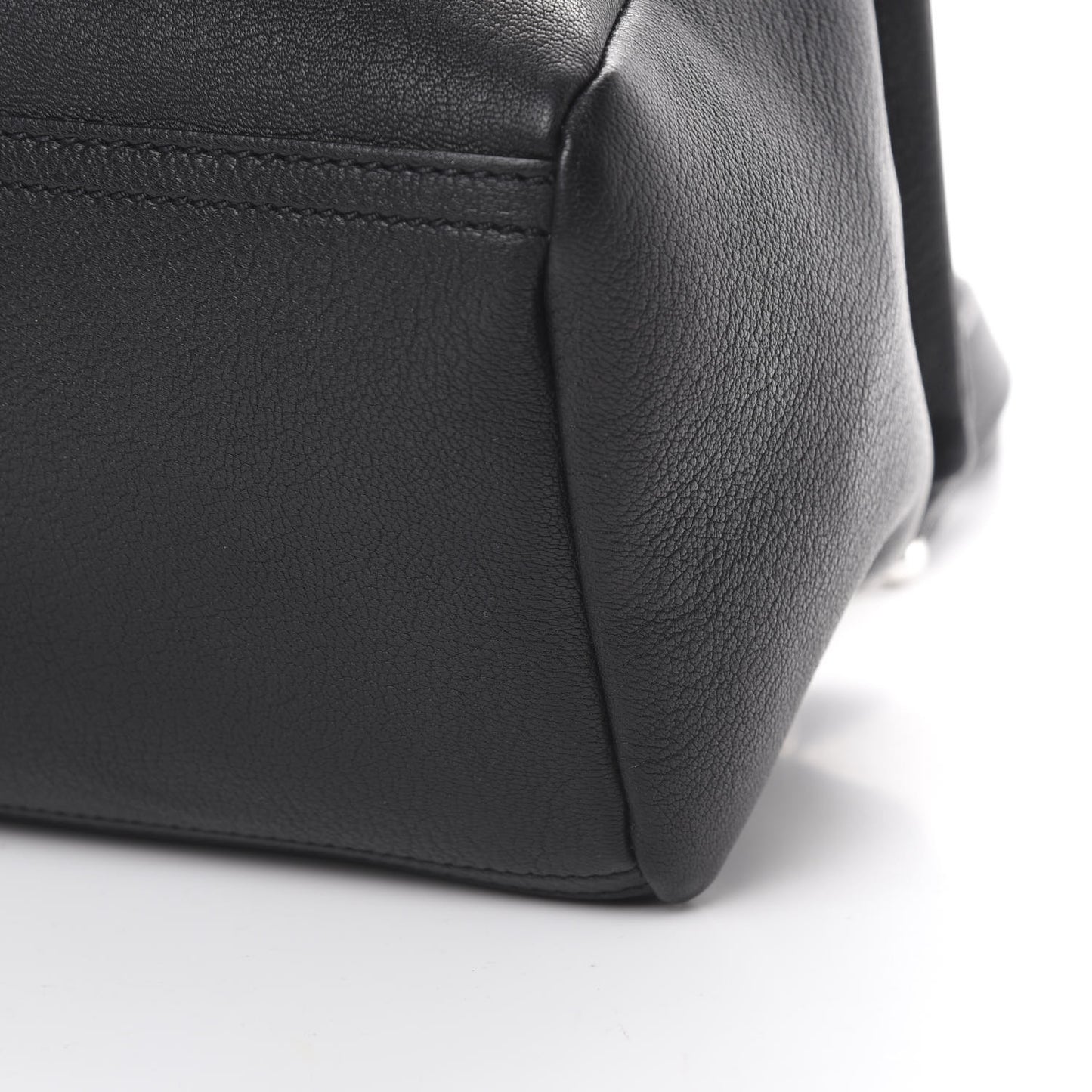 Sugar Goatskin Small Pandora Black