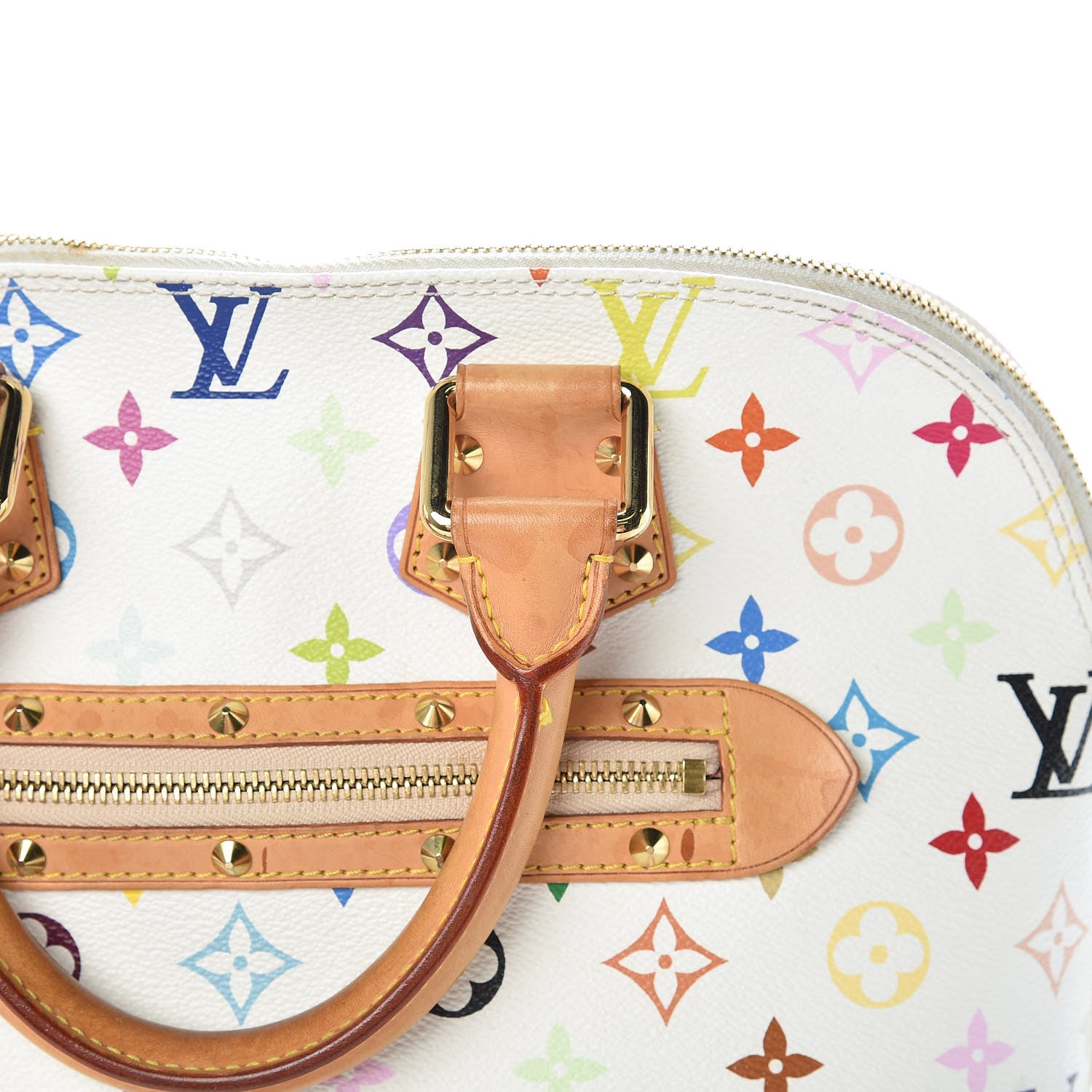 Louis Vuitton Monogram Multicolor Alma White 12 of 14