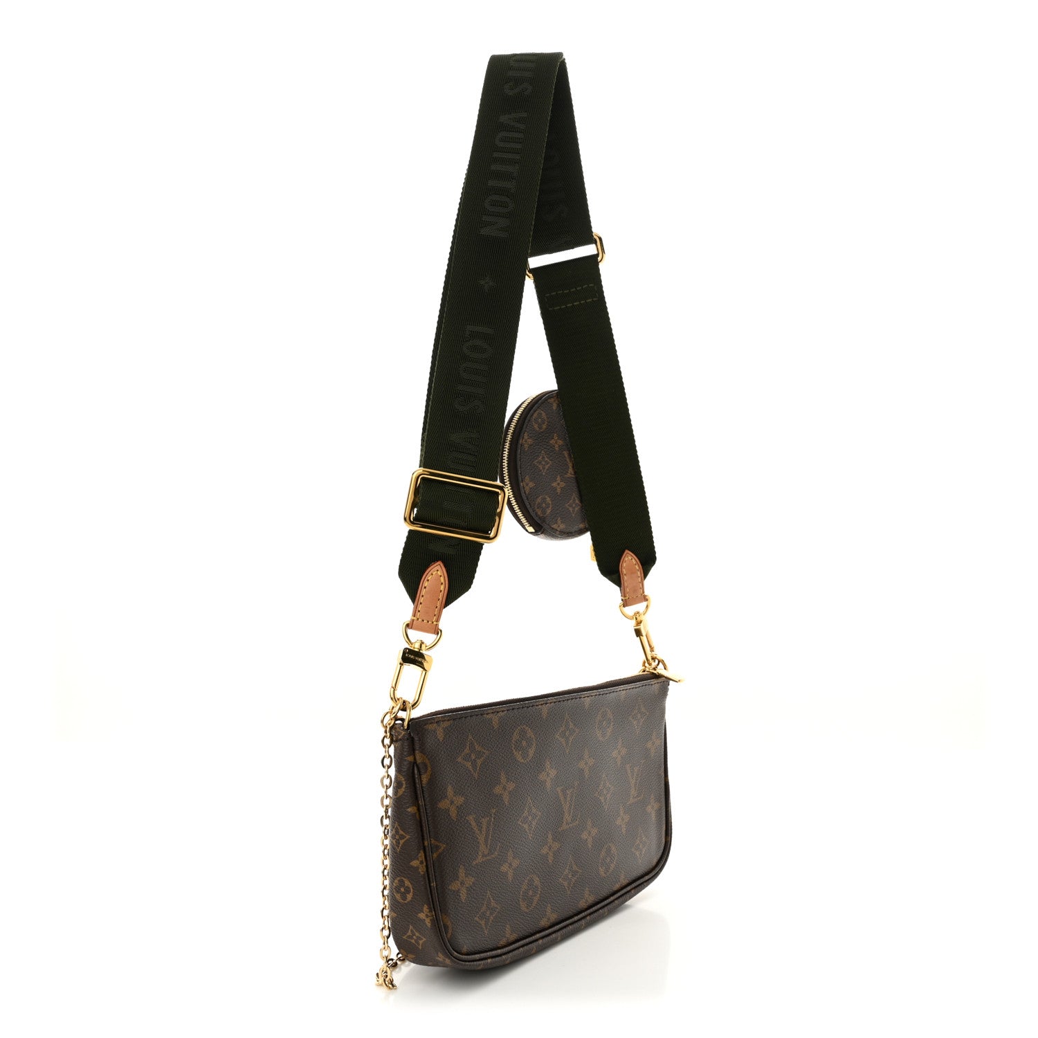 Louis Vuitton Monogram Multi Pochette Accessories Kaki 3 of 12