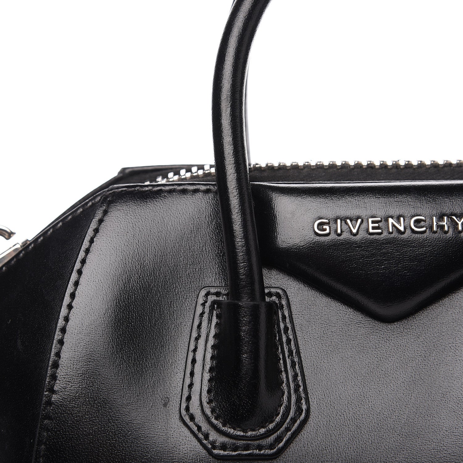 Givenchy Shiny Lord Calfskin Mini Antigona Black 13 of 15
