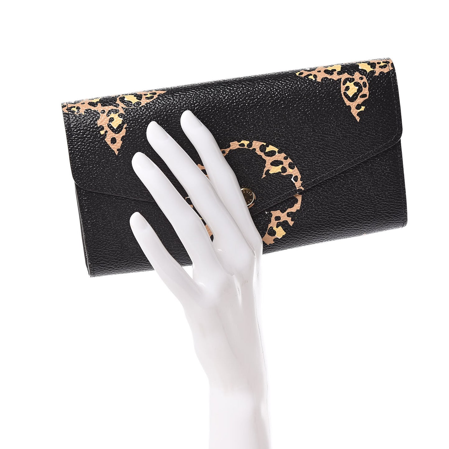 Monogram Giant Jungle Sarah Wallet Black