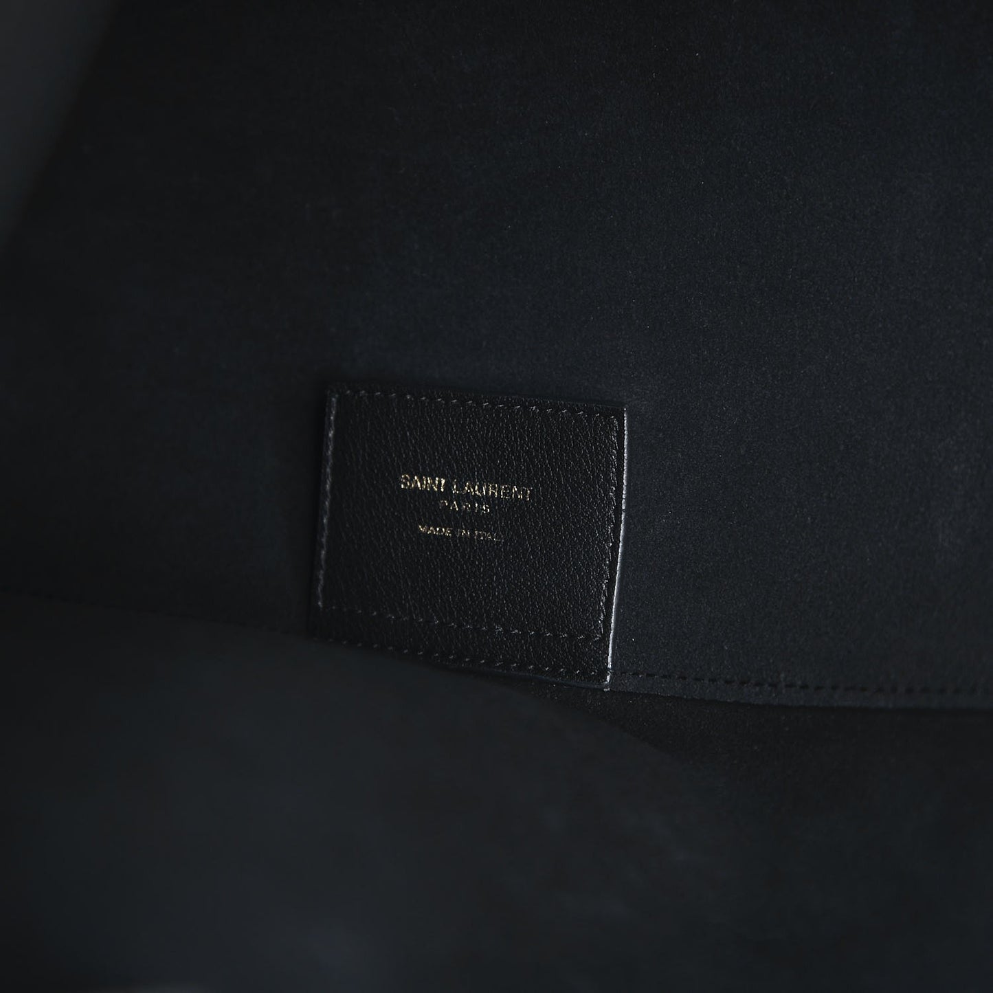 Calfskin Large Shopping Tote Black