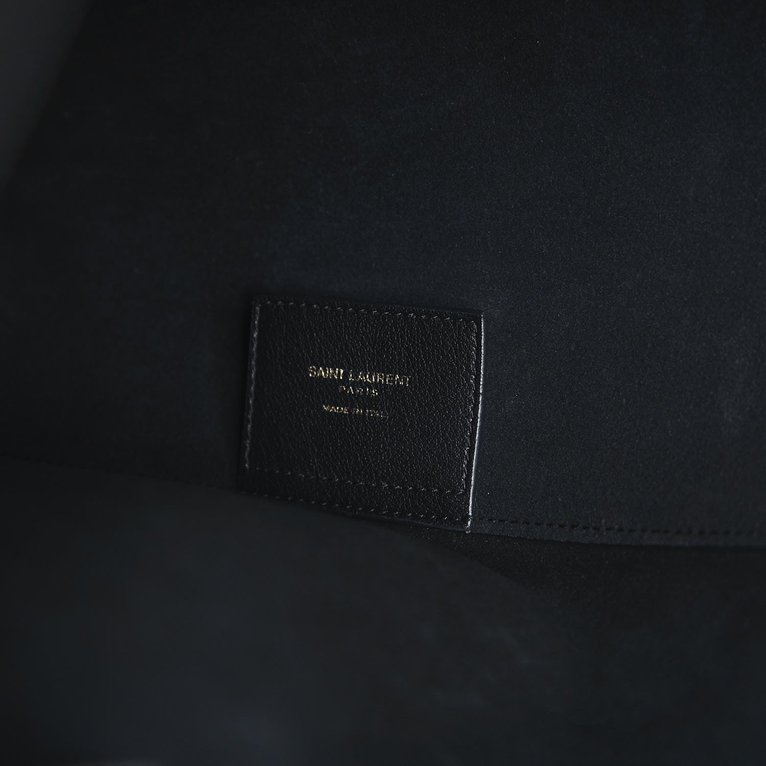 Saint Laurent Calfskin Large Shopping Tote Black 7 of 8