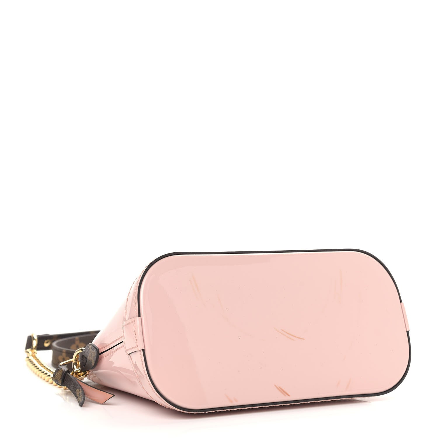 Louis Vuitton Vernis Monogram Alma Mini Rose Ballerine 4 of 9
