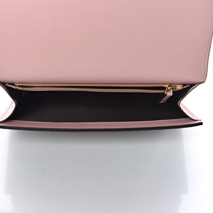 Gucci GG Supreme Monogram Calfskin Padlock Clutch Beige Perfect Pink 5 of 9