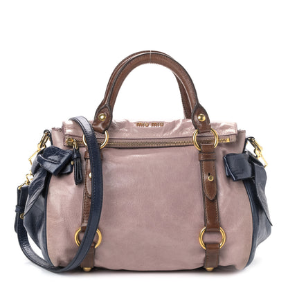 Miu Miu Vitello Lux Mini Bow Bag Mughetto Multicolor 1 of 4