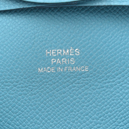 Hermes Epsom Bastia Coin Purse Bleu Du Nord 6 of 8