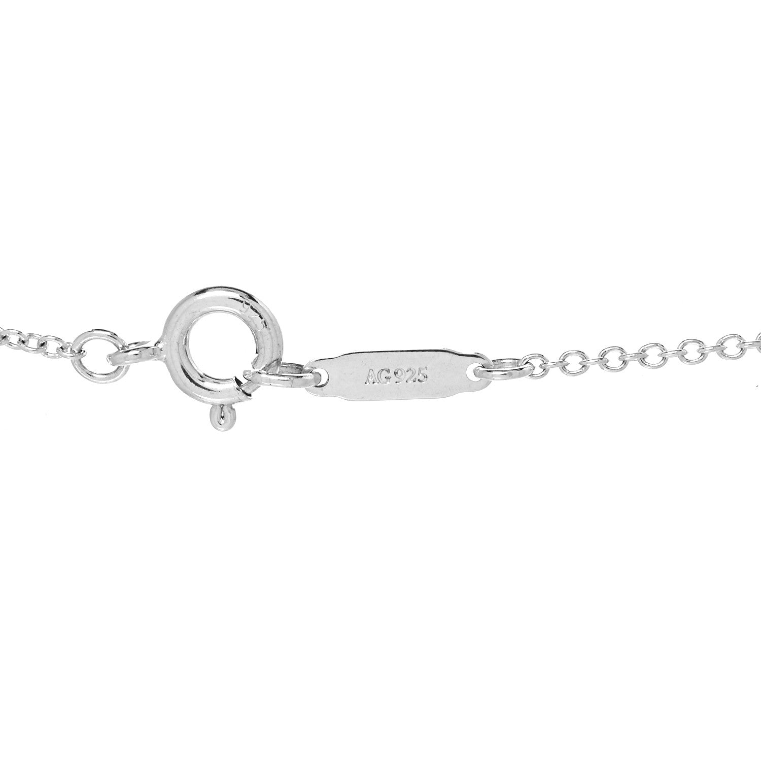Tiffany Sterling Silver Small Bow Pendant Necklace 5 of 5
