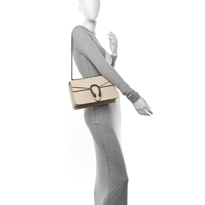 Gucci Textured Calfskin Crystal Small Dionysus Shoulder Bag Mystic White 2 of 14