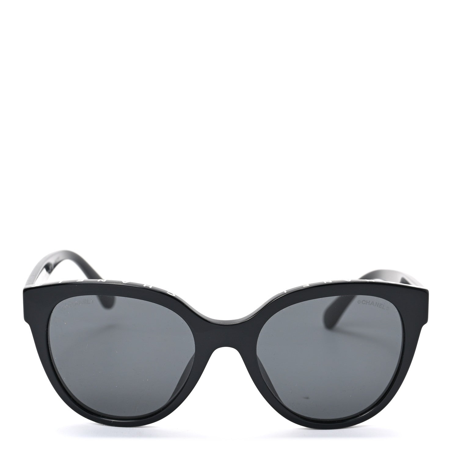 Chanel Acetate CC Butterfly Sunglasses 5414-A Black 2 of 6