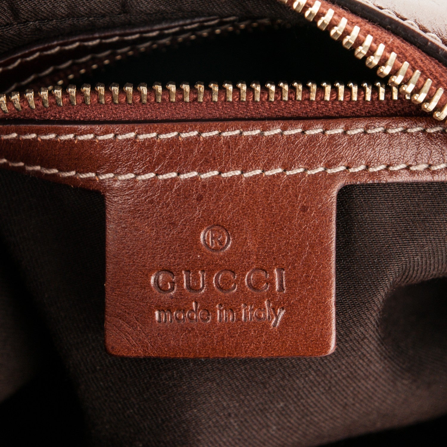 Gucci Calfskin Small Charmy Hobo Brown 6 of 7
