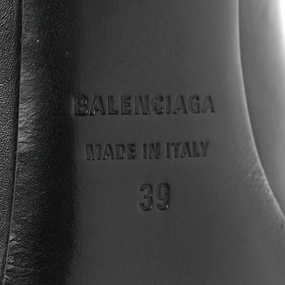 Balenciaga Shiny Soft Calfskin BB Flex 90mm Pumps 39 Black Gold 7 of 9