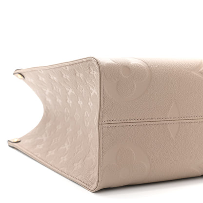 Louis Vuitton Empreinte Monogram Giant Onthego MM Tourterelle 8 of 10