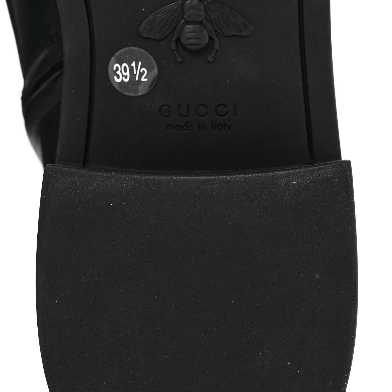 Gucci Flores Calfskin Nappa Matelasse GG 40mm Ankle Boots 39.5 Black 12 of 13