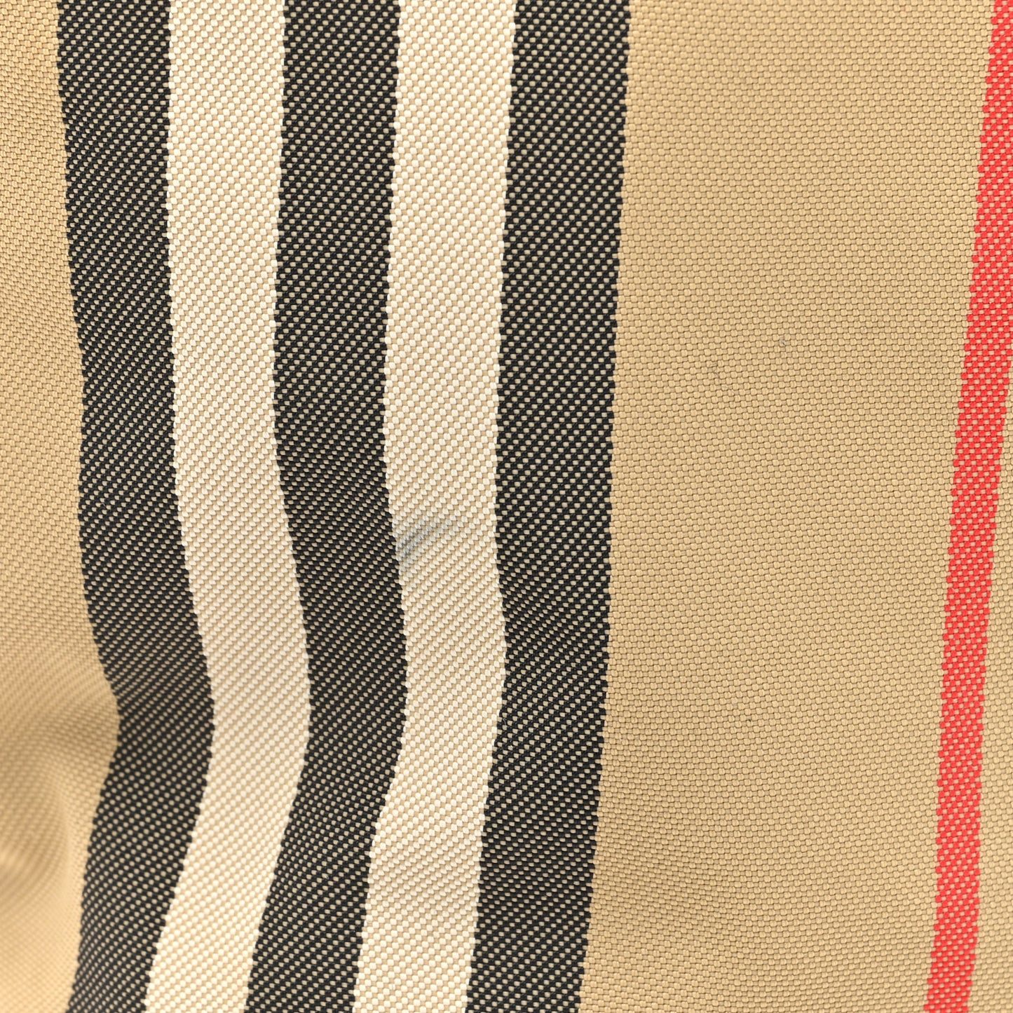 Econyl Icon Stripe Phoebe Drawcord Pouch Archive Beige