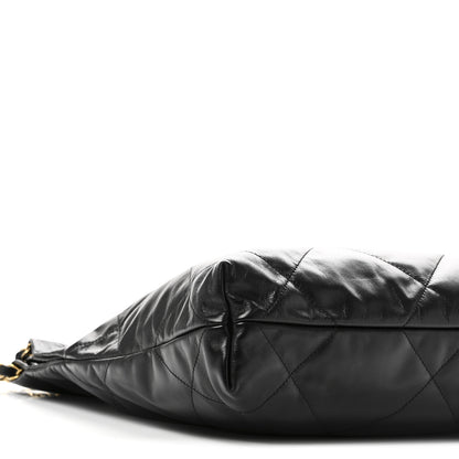 Chanel Shiny Calfskin Quilted Small Chanel 22 Black 10 of 11