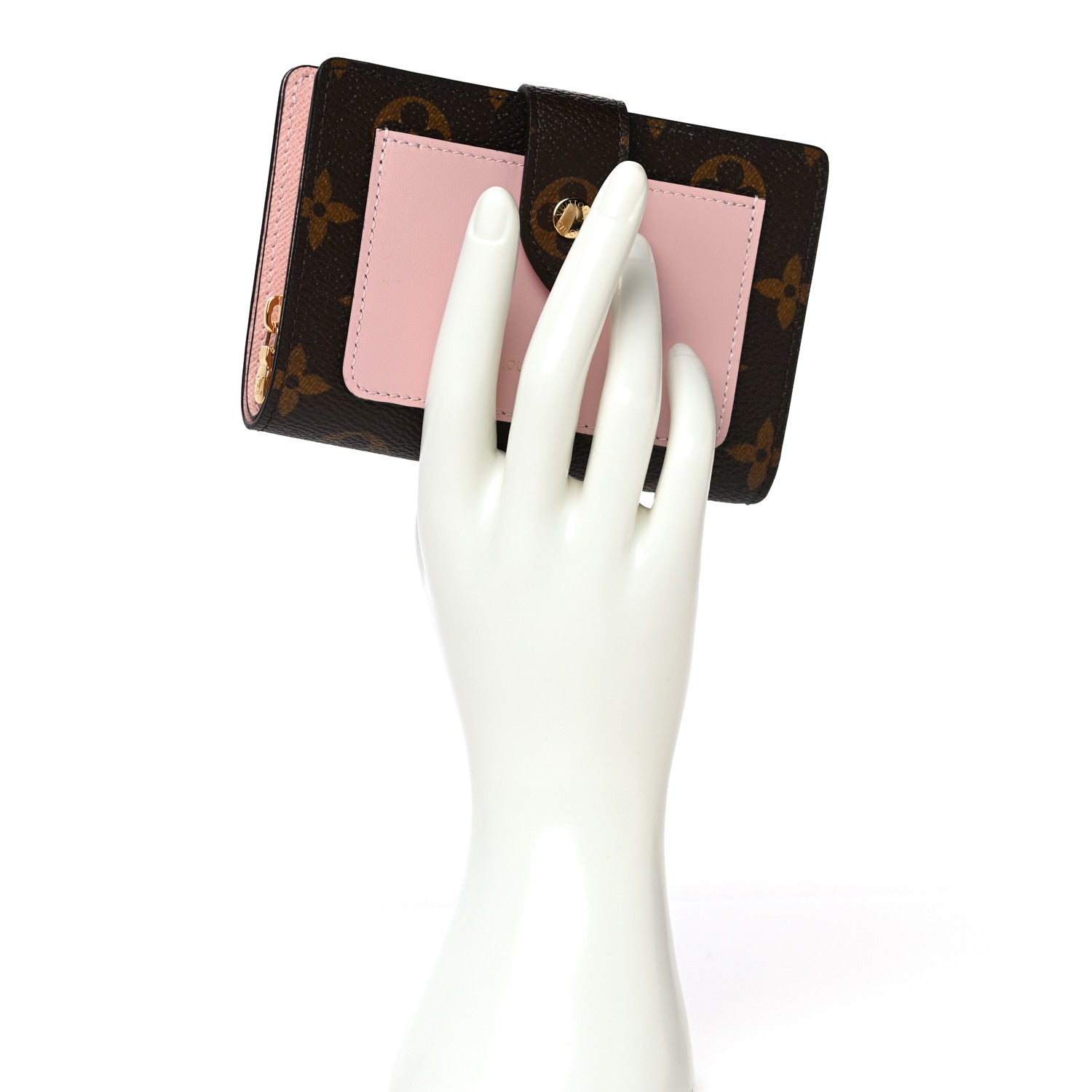 Louis Vuitton Monogram Juliette Wallet Rose Ballerine 2 of 11